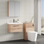 600mm Wall Hung 1-Drawer Vanity & Basin 3 - Image 3