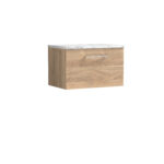 600mm Wall Hung 1-Drawer Vanity & Laminate Worktop
