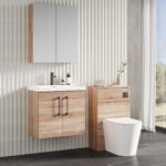 600mm Wall Hung 2-Door Vanity & Basin 3 - Image 3