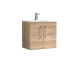 600mm Wall Hung 2-Door Vanity & Basin 4