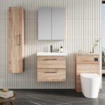 600mm Wall Hung 2-Drawer Vanity & Basin 3 - Image 2