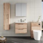 600mm Wall Hung 2-Drawer Vanity & Basin 4 - Image 2