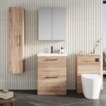 600mm Floor Standing 2-Drawer Vanity & Basin 1 - Image 2