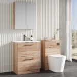 600mm Floor Standing 2-Drawer Vanity & Basin 2 - Image 3