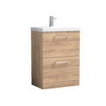 600mm Floor Standing 2-Drawer Vanity & Basin 3
