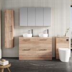 1200mm Floor Standing 4-Drawer Vanity & Worktop - Image 2