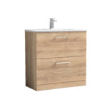 800mm Floor Standing 2-Drawer Vanity & Basin 4