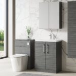 600mm Floor Standing 2 Door Vanity & Basin 1 - Image 2