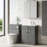 600mm Floor Standing 2 Door Vanity & Basin 2 - Image 3