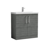 800mm Floor Standing 2 Door Vanity & Basin 3