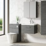 Nuie Arno 600mm Wall Hung 1 Drawer Vanity & Basin 3 - Image 3