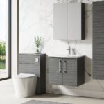 600mm Wall Hung 2 Door Vanity & Basin 4 - Image 3