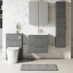 600mm Wall Hung 2 Drawer Vanity & Basin 2 - Image 2