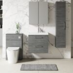 600mm Wall Hung 2 Drawer Vanity & Basin 3 - Image 2