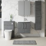 600mm Wall Hung 2 Drawer Vanity & Basin 4 - Image 2