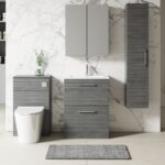 600mm Floor Standing 2 Drawer Vanity & Basin 2 - Image 2