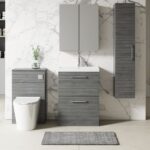 600mm Floor Standing 2 Drawer Vanity & Basin 3 - Image 2