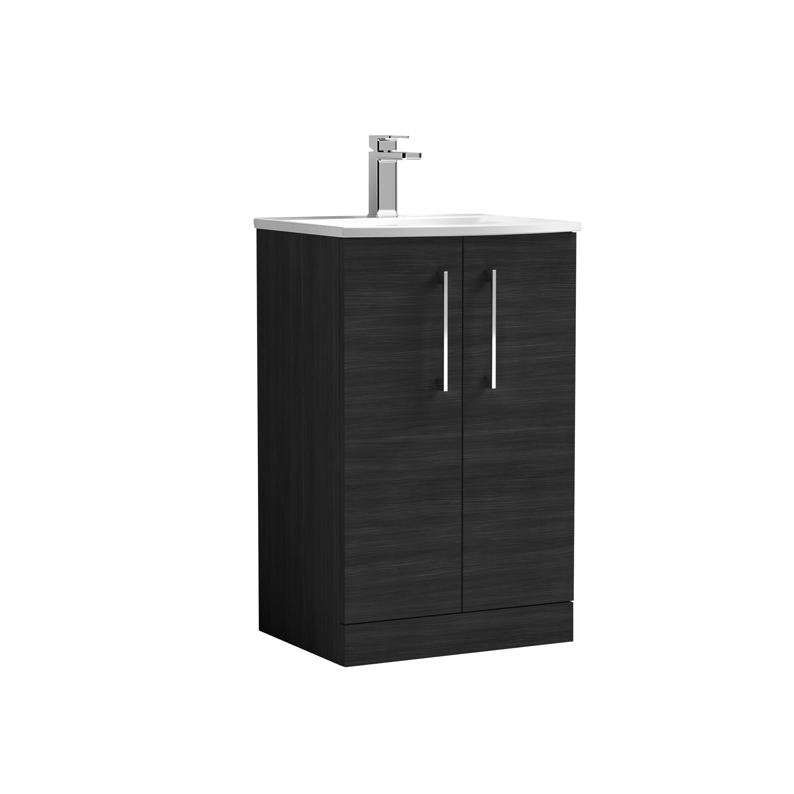 arn601g_furniture_v1_co.jpg 500mm Floor Standing 2 Door Vanity & Basin 4 - Image 1
