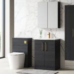 600mm Floor Standing 2 Door Vanity & Basin 4 - Image 3