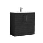 800mm Floor Standing 2 Door Vanity & Basin 2