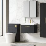600mm Wall Hung 1 Drawer Vanity & Basin 3 - Image 3