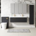 1200mm Wall Hung 2 Drawer Vanity & Double Basin - Image 2