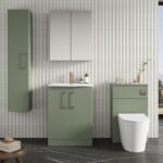 600mm Floor Standing 2 Door Vanity & Basin 4 - Image 2