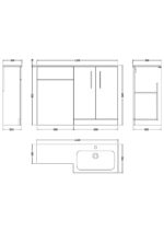 1100mm Right Hand Combination - Image 3