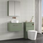 600mm Wall Hung 1 Drawer Vanity & Worktop - Image 3