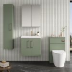 600mm Wall Hung 2 Door Vanity & Basin 3 - Image 2