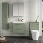 600mm Wall Hung 2 Drawer Vanity & Basin 3 - Image 2