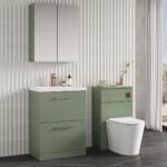 600mm Floor Standing 2 Drawer Vanity & Basin 1 - Image 3