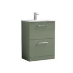 600mm Floor Standing 2 Drawer Vanity & Basin 2