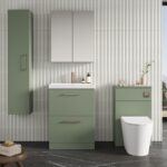600mm Floor Standing 2 Drawer Vanity & Basin 3 - Image 2