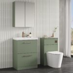 600mm Floor Standing 2 Drawer Vanity & Basin 3 - Image 3