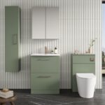 600mm Floor Standing 2 Drawer Vanity & Basin 4 - Image 2