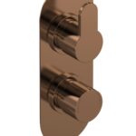 Arvan Twin Thermostatic Valve with Diverter