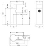 Mono Bidet Mixer With Pop-up Waste - Image 2