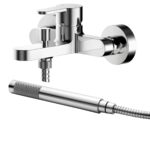 Wall Mounted Bath Shower Mixer With Kit
