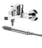 Nuie Arvan Wall Mounted Bath Shower Mixer With Kit
