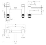 Nuie Arvan Deck Mounted Bath Filler - Image 2