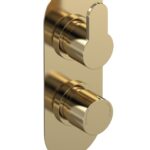 Twin Thermostatic Valve With Diverter