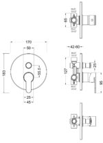 Manual Shower Valve With Diverter - Image 2