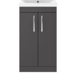 500mm Floor Standing Cabinet With Basin 1