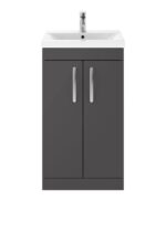 500mm Floor Standing Cabinet With Basin 1