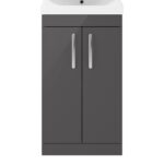 500mm Floor Standing Cabinet With Basin 3