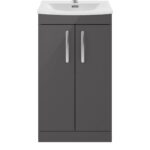 500mm Floor Standing Cabinet With Basin 4