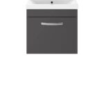 500mm Wall Hung Cabinet With Basin 1