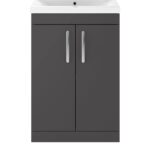 600mm Floor Standing Cabinet With Basin 1
