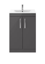600mm Floor Standing Cabinet With Basin 2